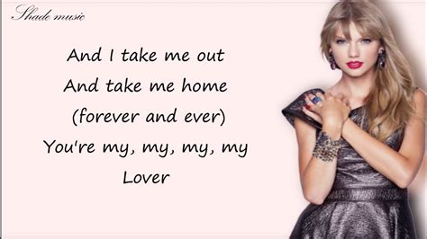 lover by taylor swift lyrics video