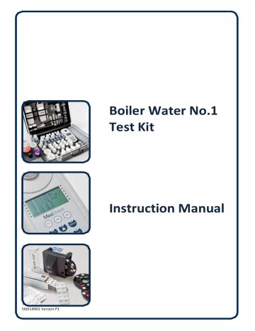 Lovibond Test Kit Manual
