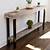 low console table