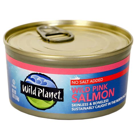 Safe Catch Wild Pink Salmon, No Salt Added, 5 oz can