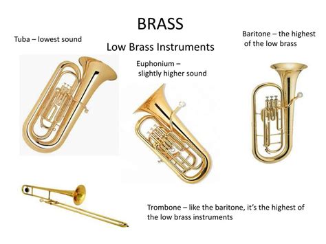 Low Brass Instruments List
