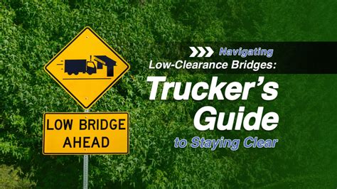 low bridge maps for truckers