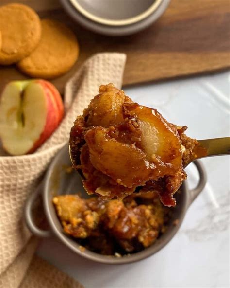 low calorie apple crumble