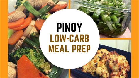 low carb diet meal plan filipino food
