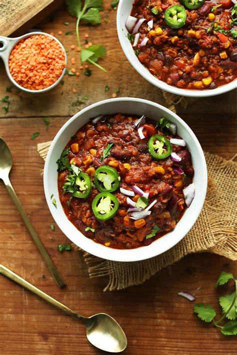 low carb lentil chili