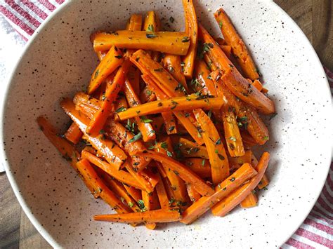 Low Fodmap Baked Carrots