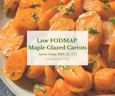 Low Fodmap Maple Carrots