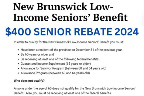 low income seniors benefit 2023 nb