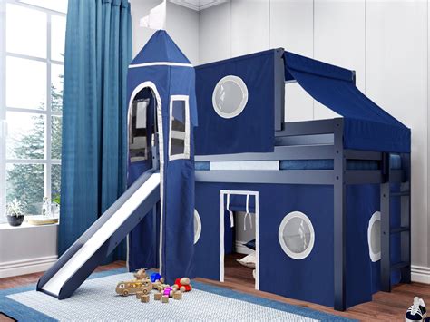 Low Loft Bed With Tent