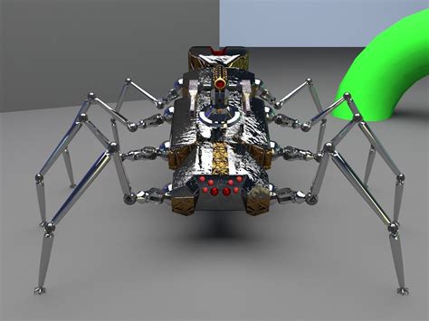 Low Poly Spider Robot