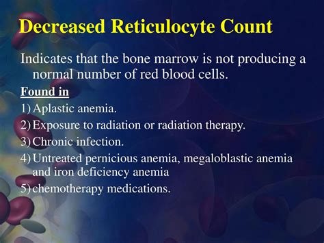 Understanding a Low Reticulocyte Count: Causes, Symptoms, and Implications for Your Health