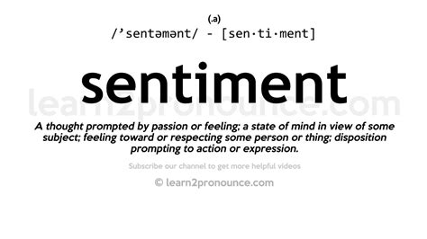 low sentiment meaning