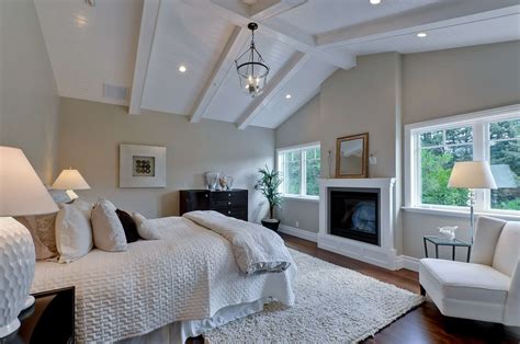 Low Vaulted Ceiling Bedroom