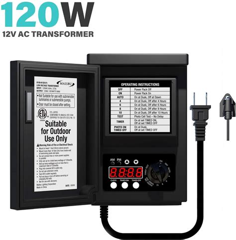 Low Voltage Outdoor Lighting Transformer Timer