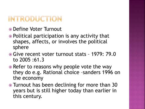 low voter turnout meaning