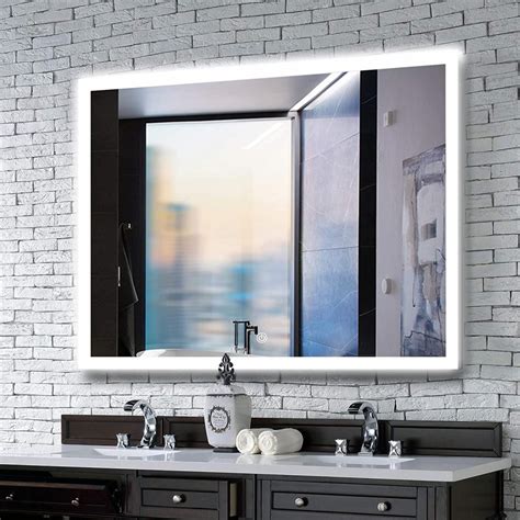 lowe's lighted bathroom mirrors