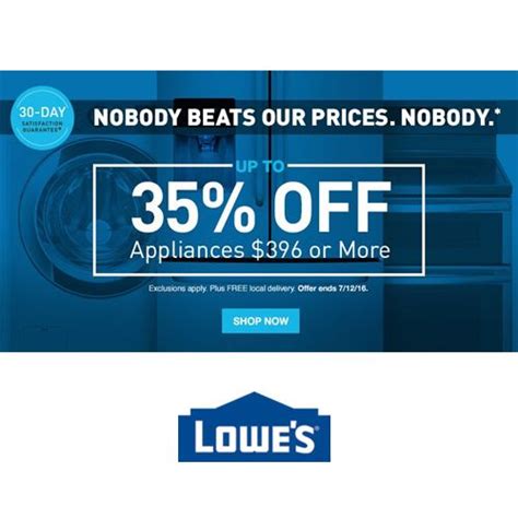 Lowe S Appliance Discount Code