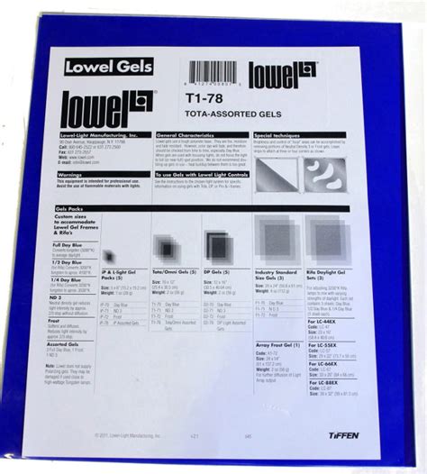 Lowel Lighting Gels