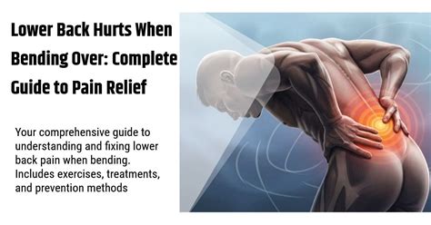 lower back hurts when bending backwards