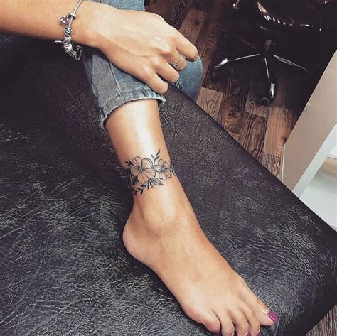 lower leg small tattoos for females with meaning