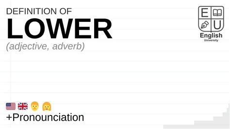 lower meaning in english grammar