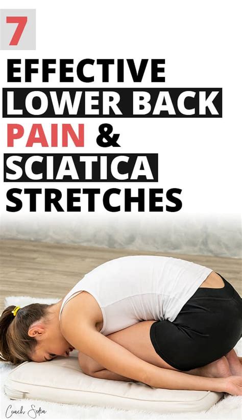 lower back stretches to relieve pain