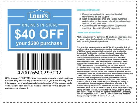 Get Great Deals On Home Improvement With Lowes Coupon 2019