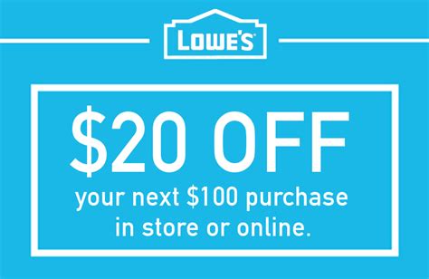 Printable Lowes Coupon 20 Off &10 Off Codes June 2021 Lowes