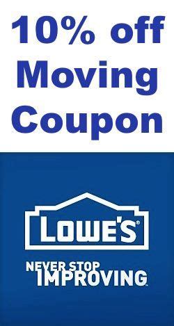Lowes Moving Coupon: How To Use And Save Money In 2023