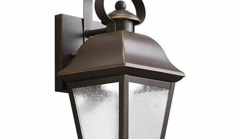 Kichler Mount Vernon 12.5in H Olde Bronze LED Outdoor Wall Light at