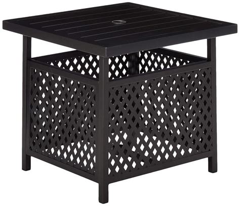 Lowes Black Outdoor Side Table