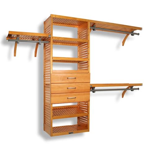 lowes closet organizer wood