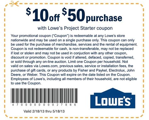 Lowes Coupon Code Canada