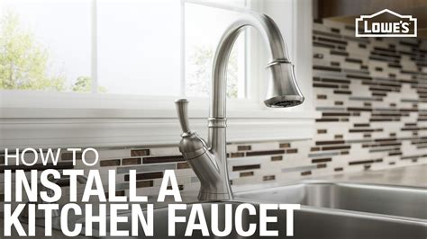 Lowes Install Kitchen Faucet
