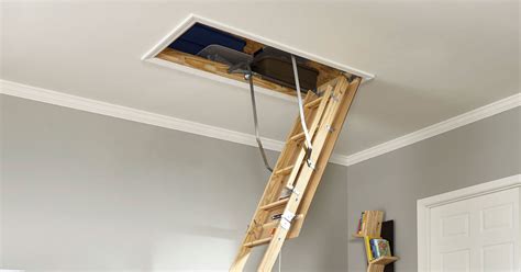 lowes loding attic ladders