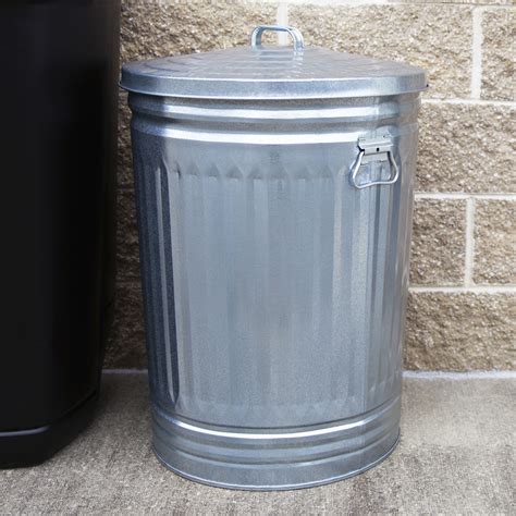 lowes metal garbage can