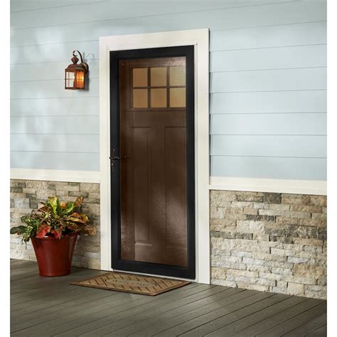 lowes metal storm doors