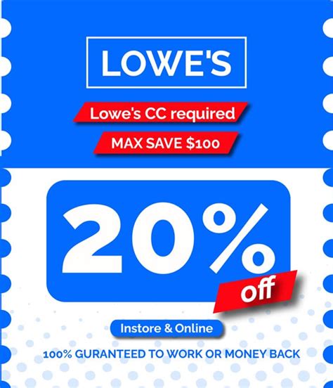 Lowes Online Coupon Code 20 Off