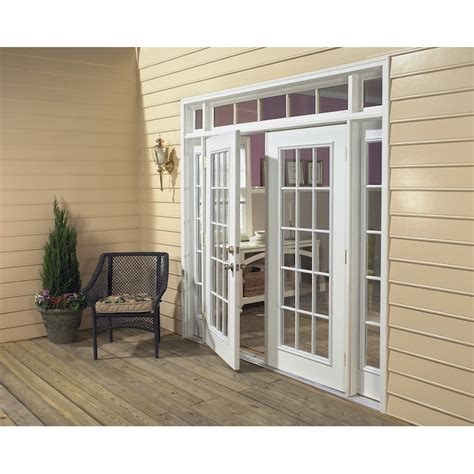 JELDWEN 72in x 80in Blinds Between The Glass Primed Fiberglass Right