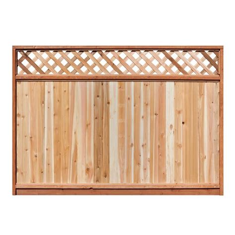 Lowes Red Cedar Fence