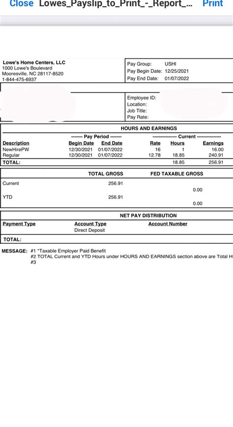 lowes starting pay rate