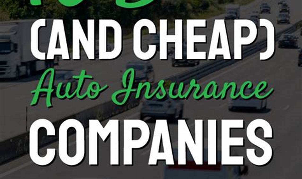 lowest car insurance company