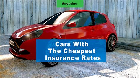 lowest insurance cars