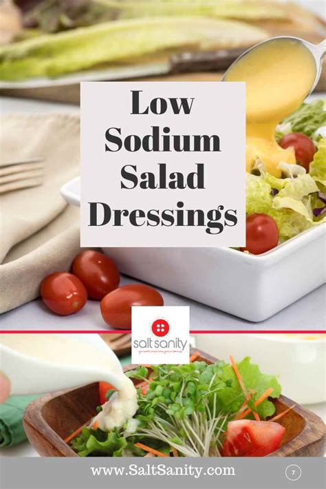 Lowest Sodium Dressing