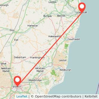 lowestoft to ipswich