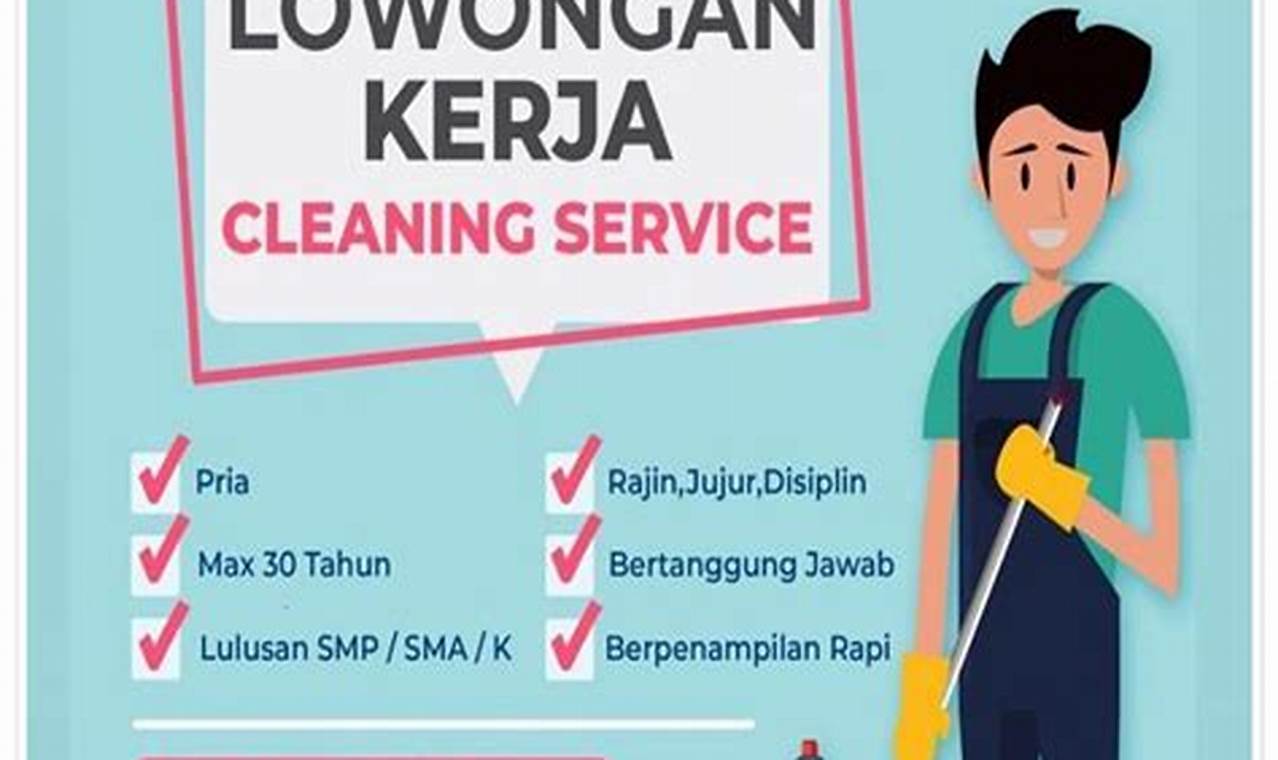 lowongan kerja cleaning service malang 2022