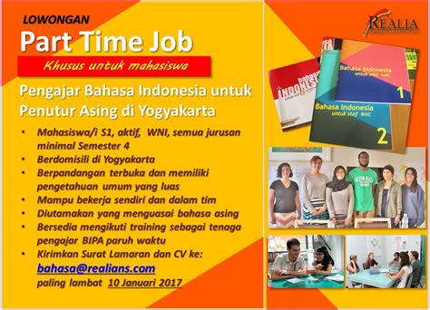 Lowongan Kerja Part Time Untuk Mahasiswa Di Cirebon