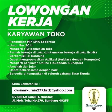 Lowongan Kerja Admin Toko Nolimitz Bandung September 2019
