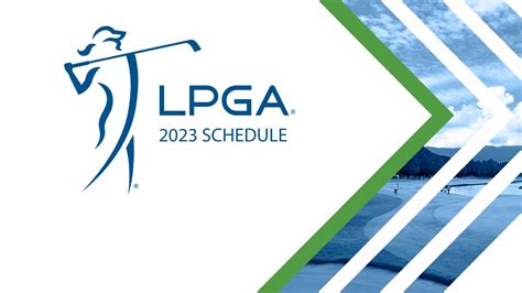 lpga golf tournament schedule 2023