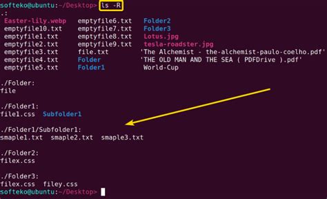 ls command in linux
